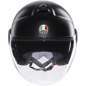  AGV Eteres Güneş Vizörlü Açık Kask (Mat Siyah)