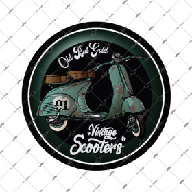 Mr.Sticker VSP50 Vintage Scooter Etiketi