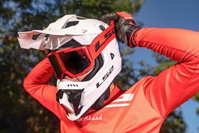  LS2 Charger Goggles Motokross Gözlük (Kırmızı)
