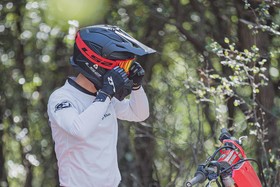  LS2 Charger Goggles Motokross Gözlük (Kırmızı)