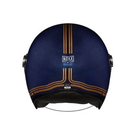  Nexx X.G20 Lignage Carbon Açık Kask (Mavi-Sarı)