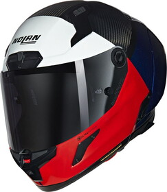  Nolan X804 RS Blocco Ultra Carbon Kapalı Kask Gümüş Camlı (348)