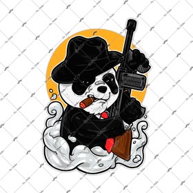 Mr.Sticker AN29 Mafya Panda Etiketi