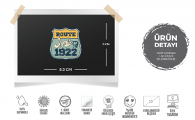  Mr.Sticker ROU11 Özel Seri Route İzmir 1922 Etiketi