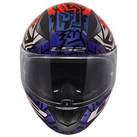  LS2 Rapid 2 Memphis Kapalı Kask (Kırmızı-Mavi)