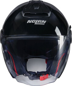  Nolan N40.5 Classico Güneş Vizörlü Açık Kask (301 - Parlak Siyah)