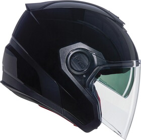  Nolan N40.5 Classico Güneş Vizörlü Açık Kask (301 - Parlak Siyah)